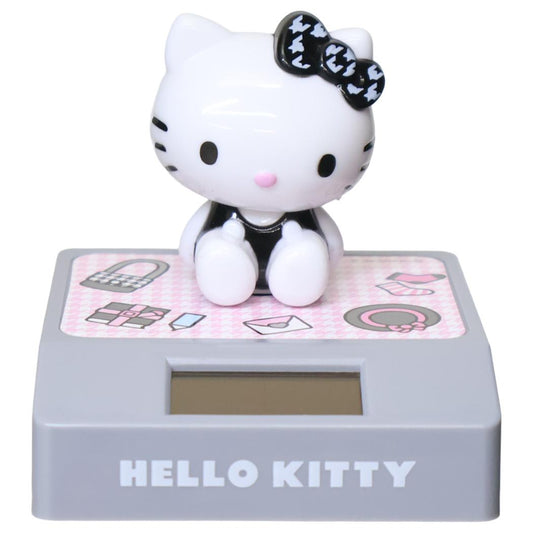 ハローキティ フィギュア ゆらゆらソーラーマスコット 千鳥格子ルーム サンリオ かわいい 置物 プレゼント キャラクター グッズ シネマコレクション