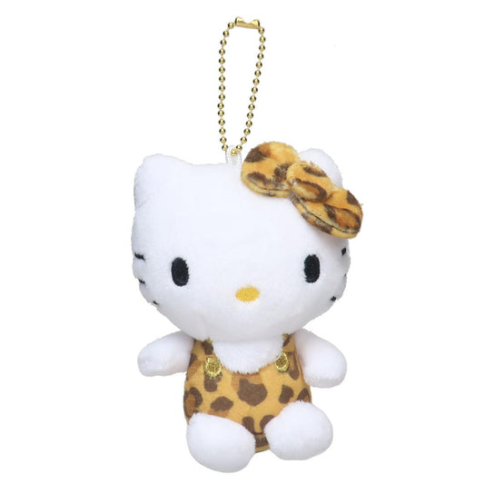 ボールチェーンマスコット マスコット ハローキティ ヒョウ柄シリーズ ブラウン サンリオ ケイカンパニー プレゼント ミニぬいぐるみ