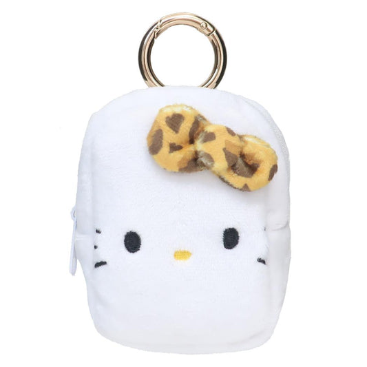 カラビナ付きミニポーチ ミニポーチ ハローキティ ヒョウ柄シリーズ ブラウン サンリオ ケイカンパニー 小物入れ