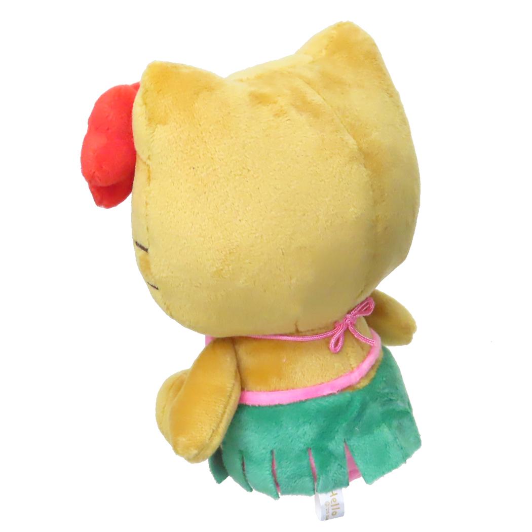 お座りぬいぐるみ ぬいぐるみ ハローキティ 日焼けシリーズ ハイビスカス サンリオ ケイカンパニー プレゼント かわいい プラッシュドール