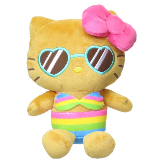 お座りぬいぐるみ ぬいぐるみ ハローキティ 日焼けシリーズ サングラス サンリオ ケイカンパニー プレゼント かわいい プラッシュドール