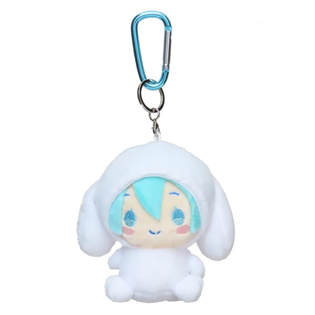 カラビナ付きマスコット マスコット 初音ミクxシナモロール きぐるみ サンリオ ケイカンパニー ミニぬいぐるみ