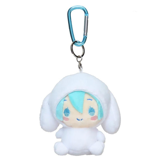 カラビナ付きマスコット マスコット 初音ミクxシナモロール きぐるみ サンリオ ケイカンパニー ミニぬいぐるみ