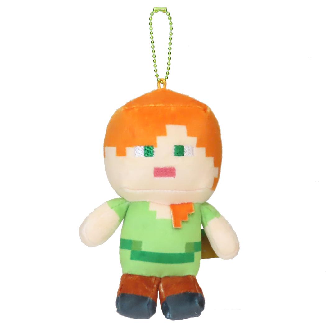 ボールチェーンマスコット マスコット マインクラフト アレックス Minecraft プレゼント かわいい ミニぬいぐるみ ゲーム
