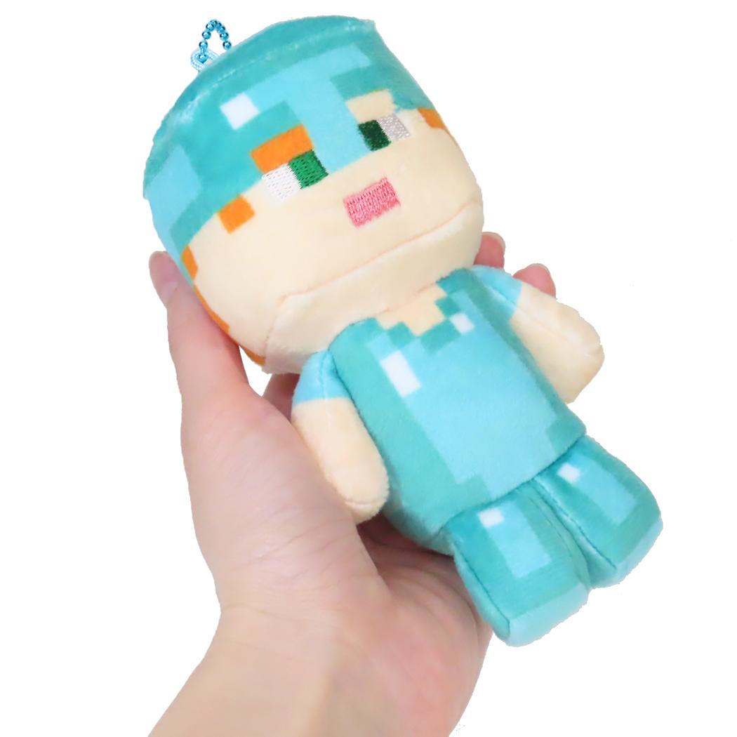 ボールチェーンマスコット マスコット マインクラフト ダイヤモンドアレックス Minecraft プレゼント かわいい ミニぬいぐるみ ゲーム