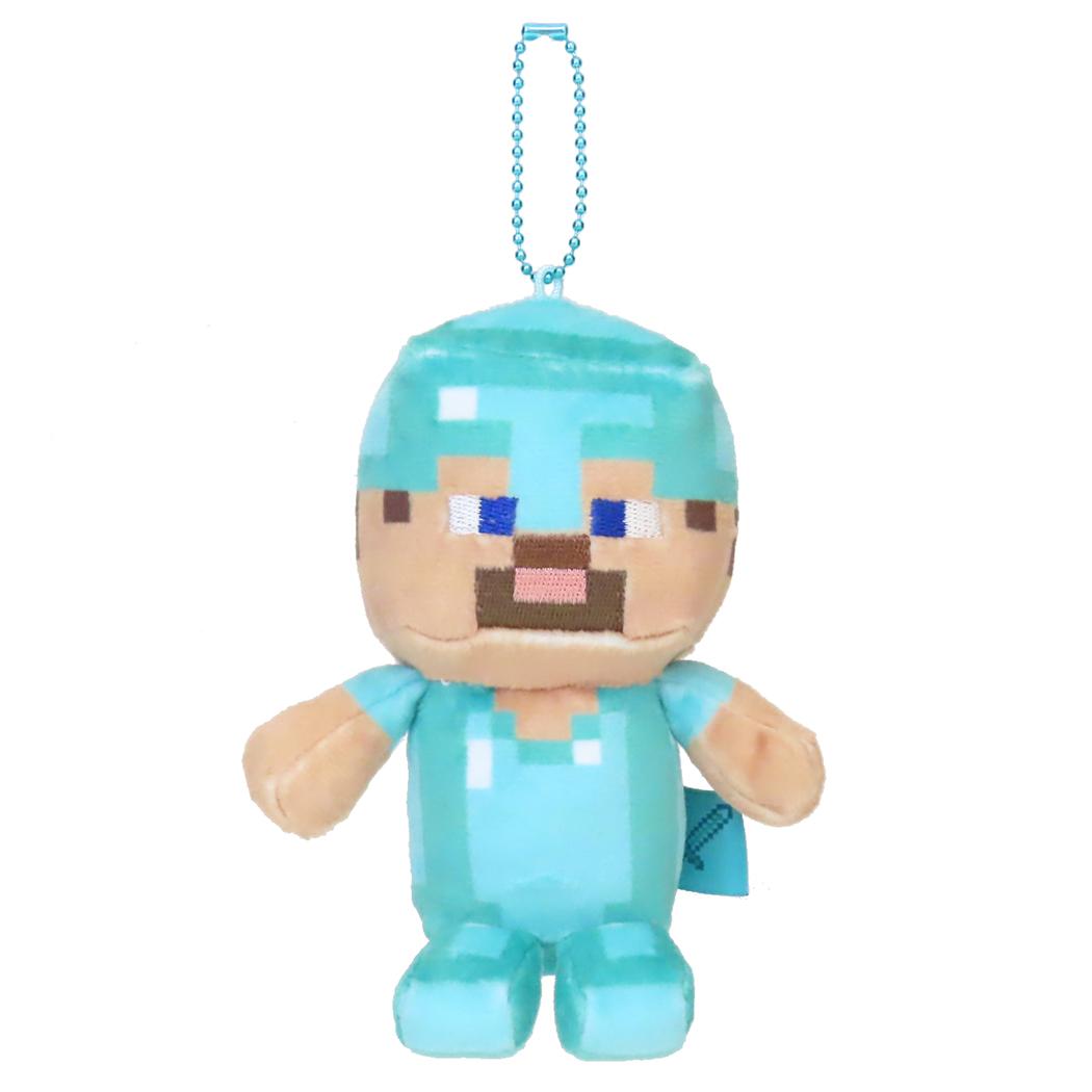 ボールチェーンマスコット マスコット マインクラフト ダイヤモンドスティーブ Minecraft プレゼント かわいい ミニぬいぐるみ ゲーム