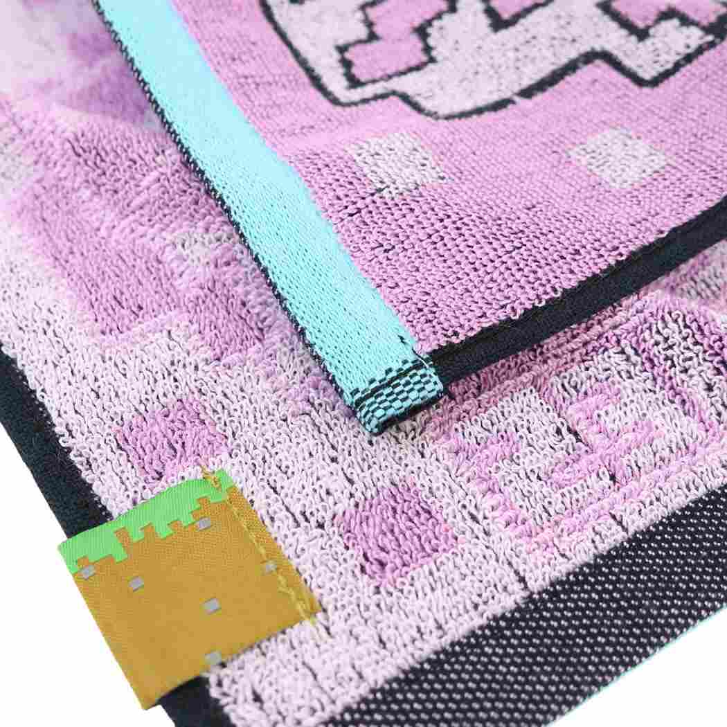 マインクラフト ミニタオル ジャガードミニタオル ウーパールーパー Minecraft 汗拭きタオル ゲームキャラクター グッズ メール便可 シネマコレクション