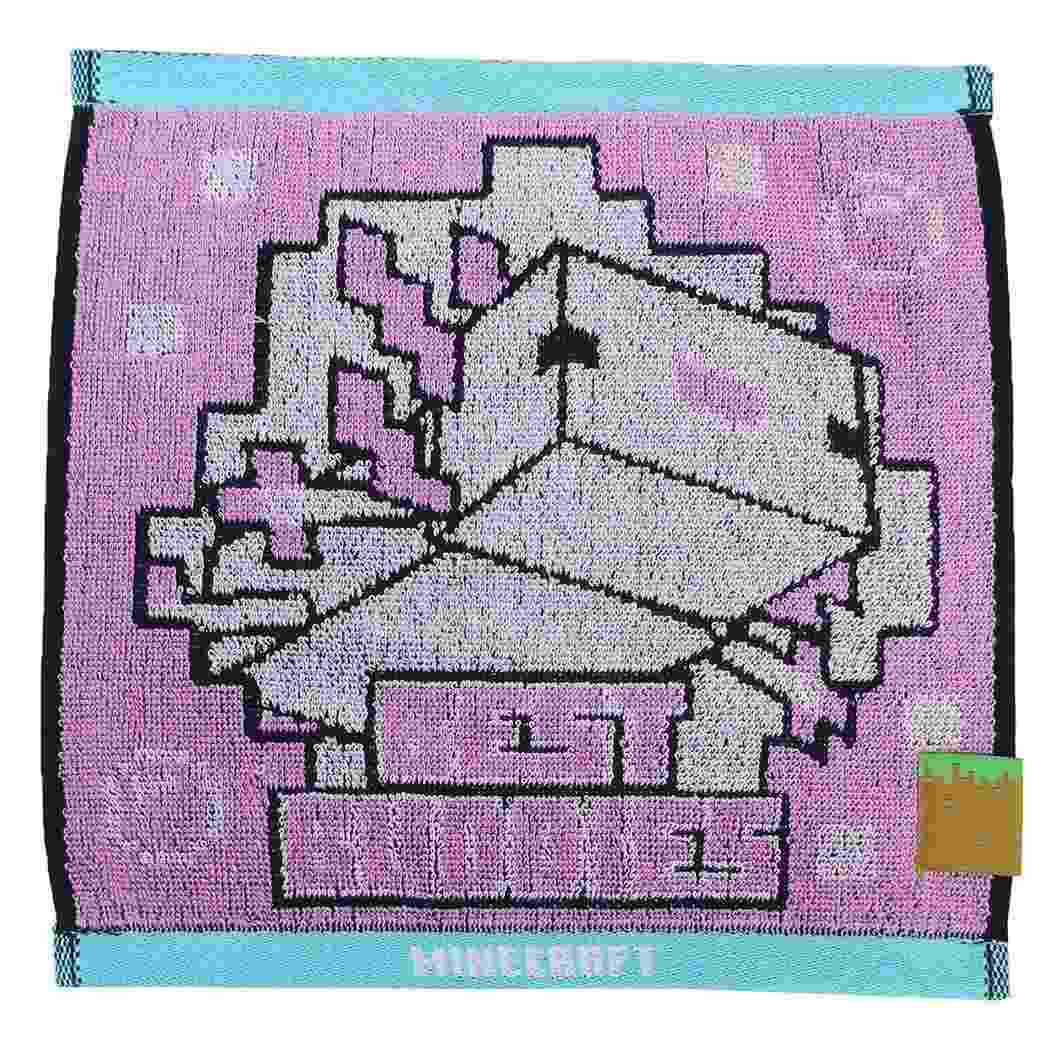 マインクラフト ミニタオル ジャガードミニタオル ウーパールーパー Minecraft 汗拭きタオル ゲームキャラクター グッズ メール便可 シネマコレクション