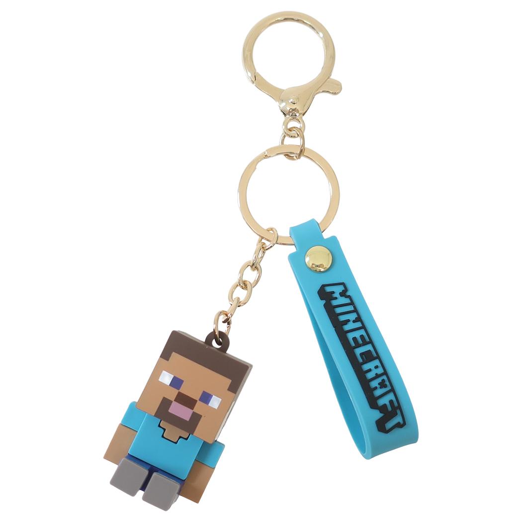 マスコットキーホルダー キーリング マインクラフト スティーブ Minecraft ケイカンパニー プレゼント ゲーム