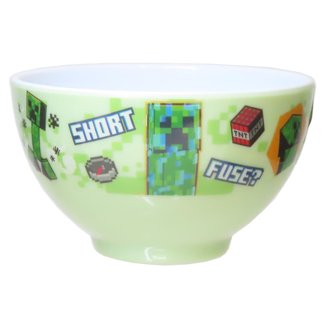 メラミンボウル お茶碗 マインクラフト クリーパー＆エンダーマン Minecraft 割れにくい食器 ゲーム
