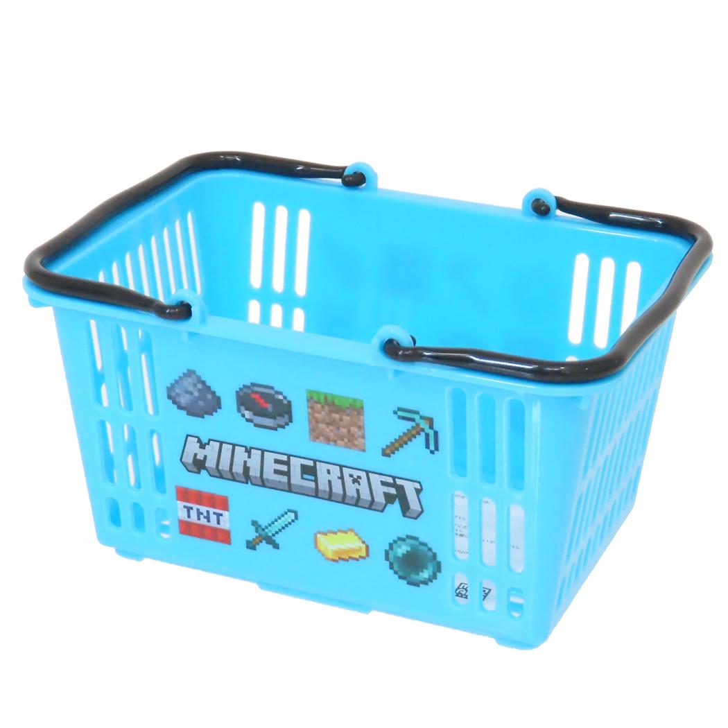 ミニフリーバスケット 卓上収納 マインクラフト モチーフ Minecraft 小物入れ ゲーム