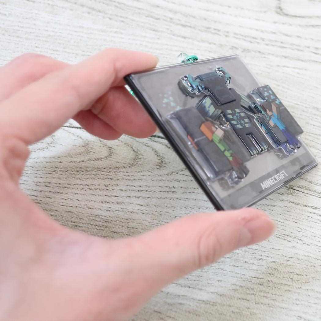 ぷっくりったいキーホルダー（場面写） キーリング マインクラフト 古代都市 Minecraft プレゼント ゲームメール便可