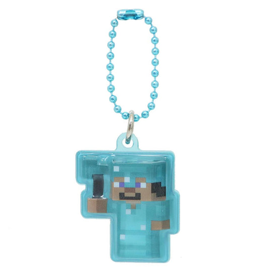 ぷっくりったいプチボールチェーン キーホルダー マインクラフト スティーブ Minecraft プレゼント 立体 ゲームメール便可
