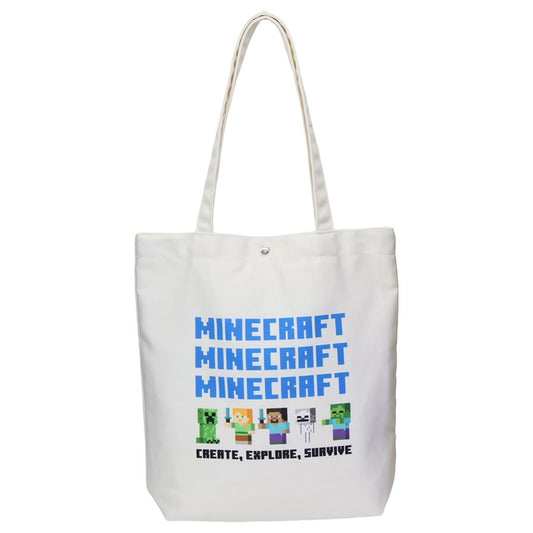 トートバッグ 手提げかばん マインクラフト クリーム Minecraft プレゼント ゲームメール便可