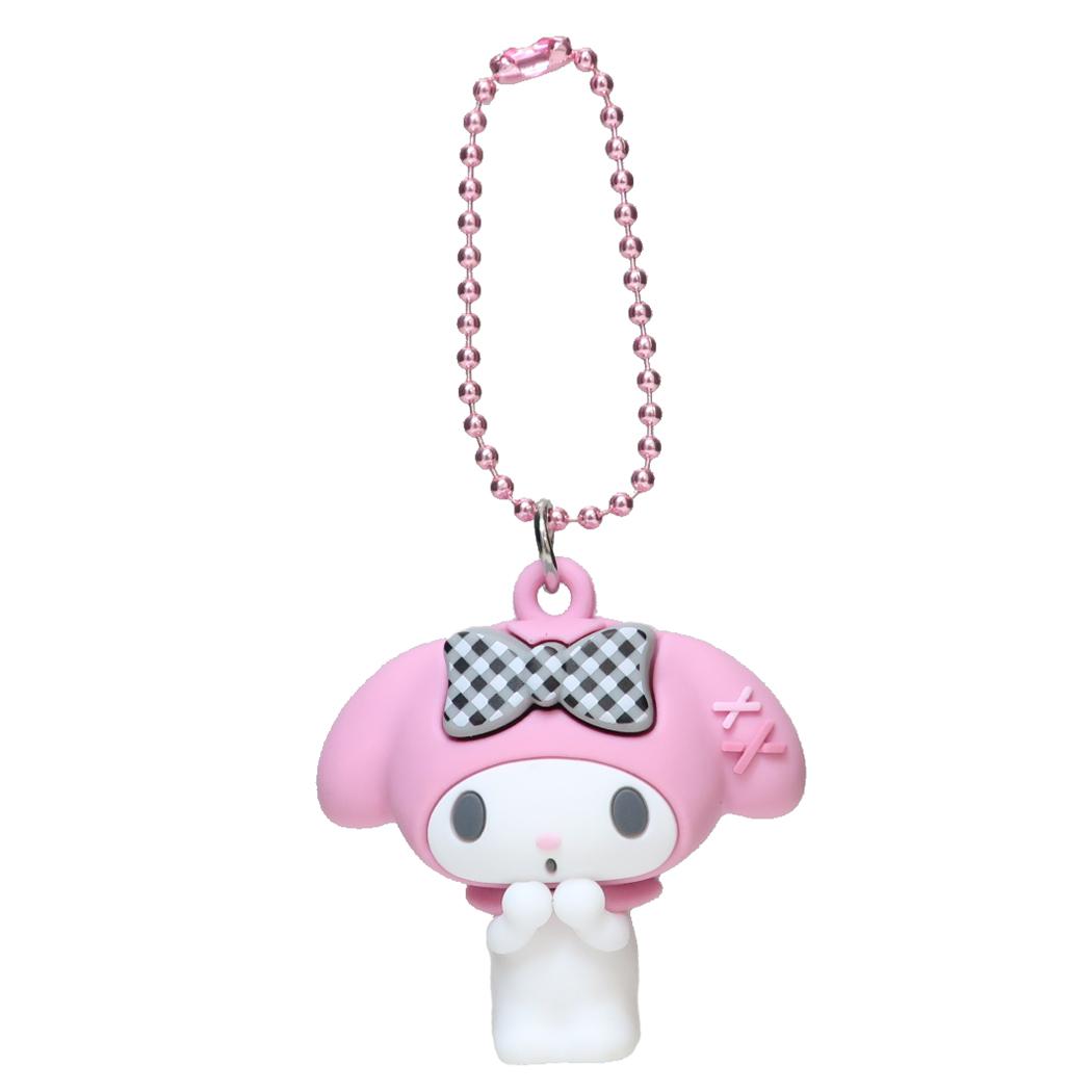PVC マスコット キーホルダー マイメロディ ギンガムチェック サンリオ プレゼント メール便可