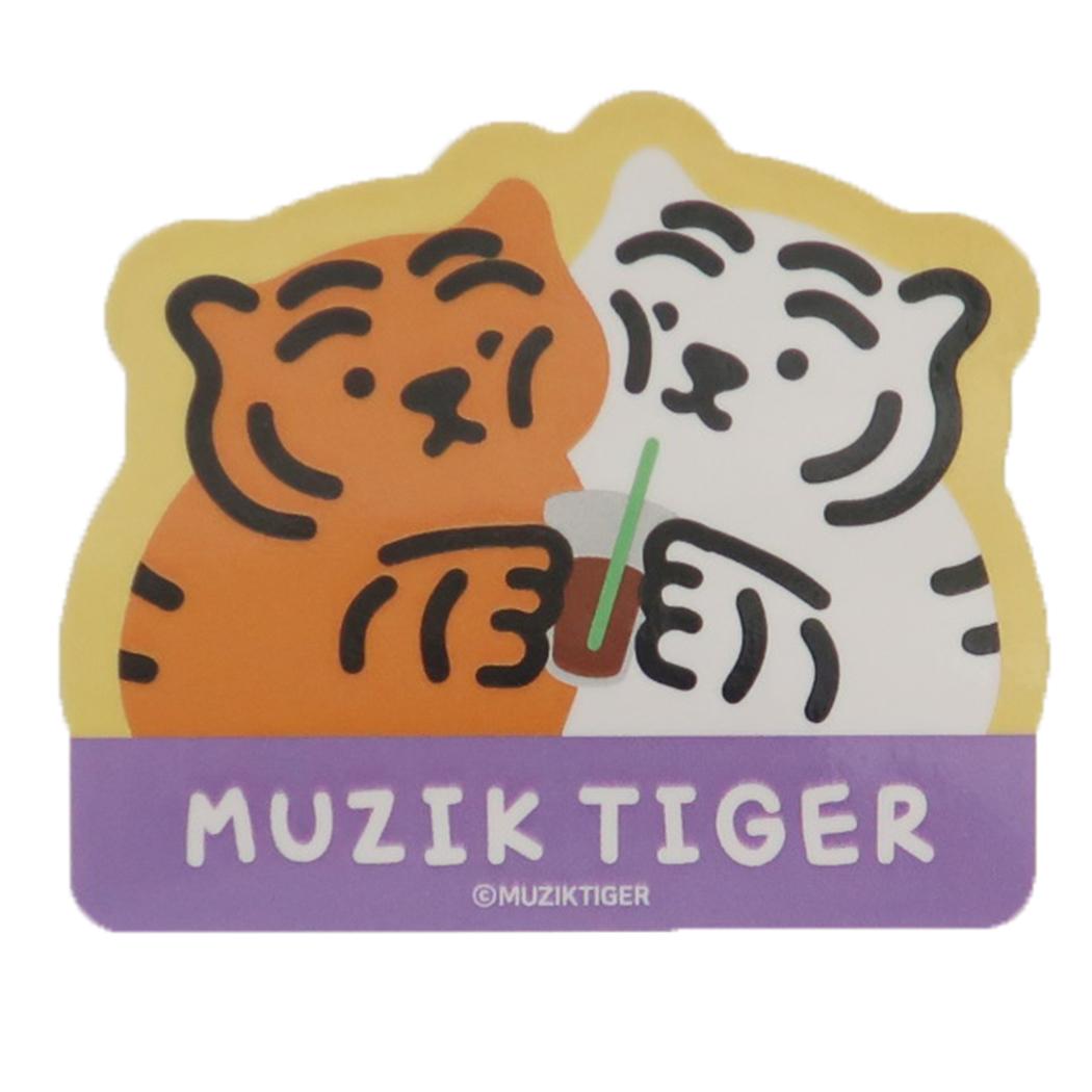 ステッカー MUZIK TIGER ムジークタイガー 一緒 ケイカンパニー ダイカットシール デコステッカー メール便可