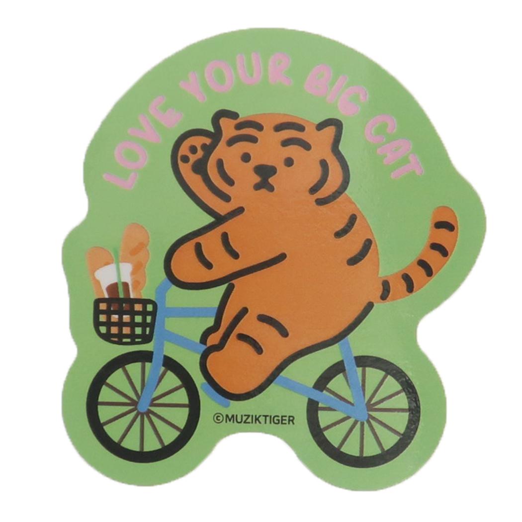 ステッカー MUZIK TIGER ムジークタイガー 自転車 ケイカンパニー ダイカットシール デコステッカー メール便可