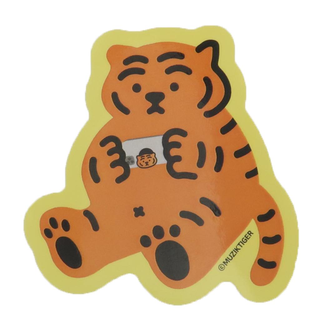 ステッカー MUZIK TIGER ムジークタイガー スマホ ケイカンパニー ダイカットシール デコステッカー メール便可