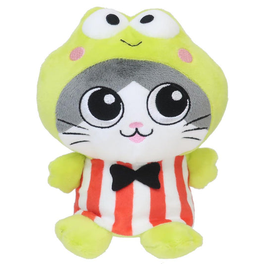 プラッシュドール ぬいぐるみ ねこに転生したおじさんxサンリオプンちゃん けろけろけろっぴ サンリオ  プレゼント