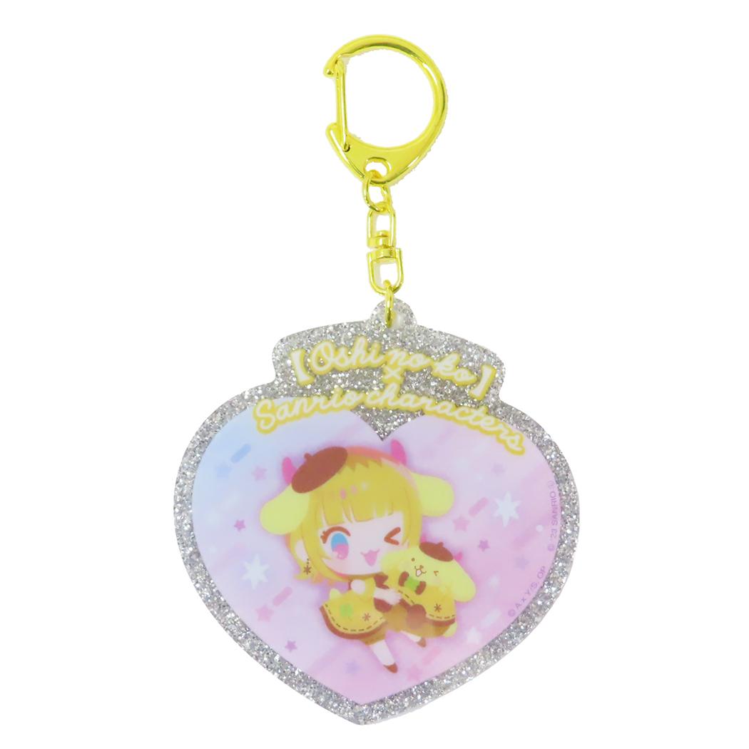 アクリルキーホルダー キーリング 推しの子xサンリオキャラクターズ MEMちょ ポムポムプリン ケイカンパニー コレクション雑貨 メール便可