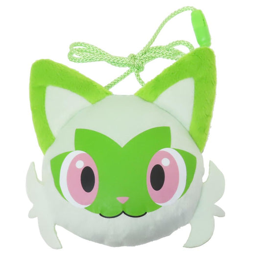 フェイスネックポーチ ポシェット ポケットモンスター ニャオハ ポケモン マルヨシ フェイスポシェット ミニポーチ