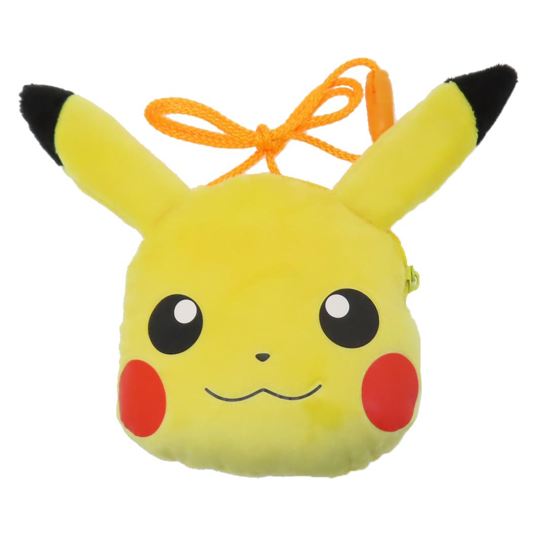 フェイスネックポーチ ポシェット ポケットモンスター ピカチュウ ポケモン マルヨシ フェイスポシェット ミニポーチ