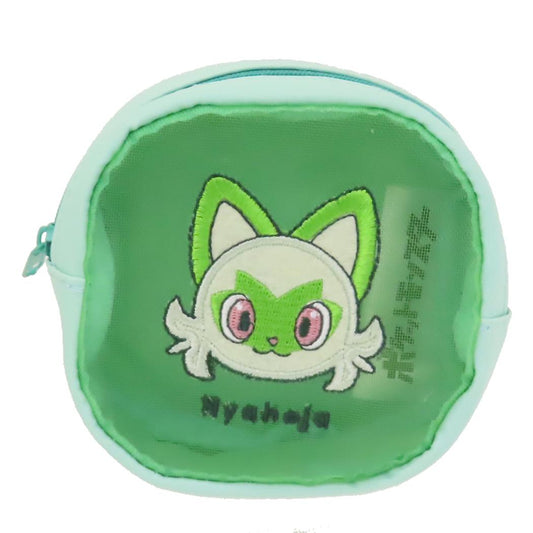 メッシュマルチポーチ ミニポーチ ポケットモンスター ニャオハ ポケモン マルヨシ 小物入れ 化粧ポーチ