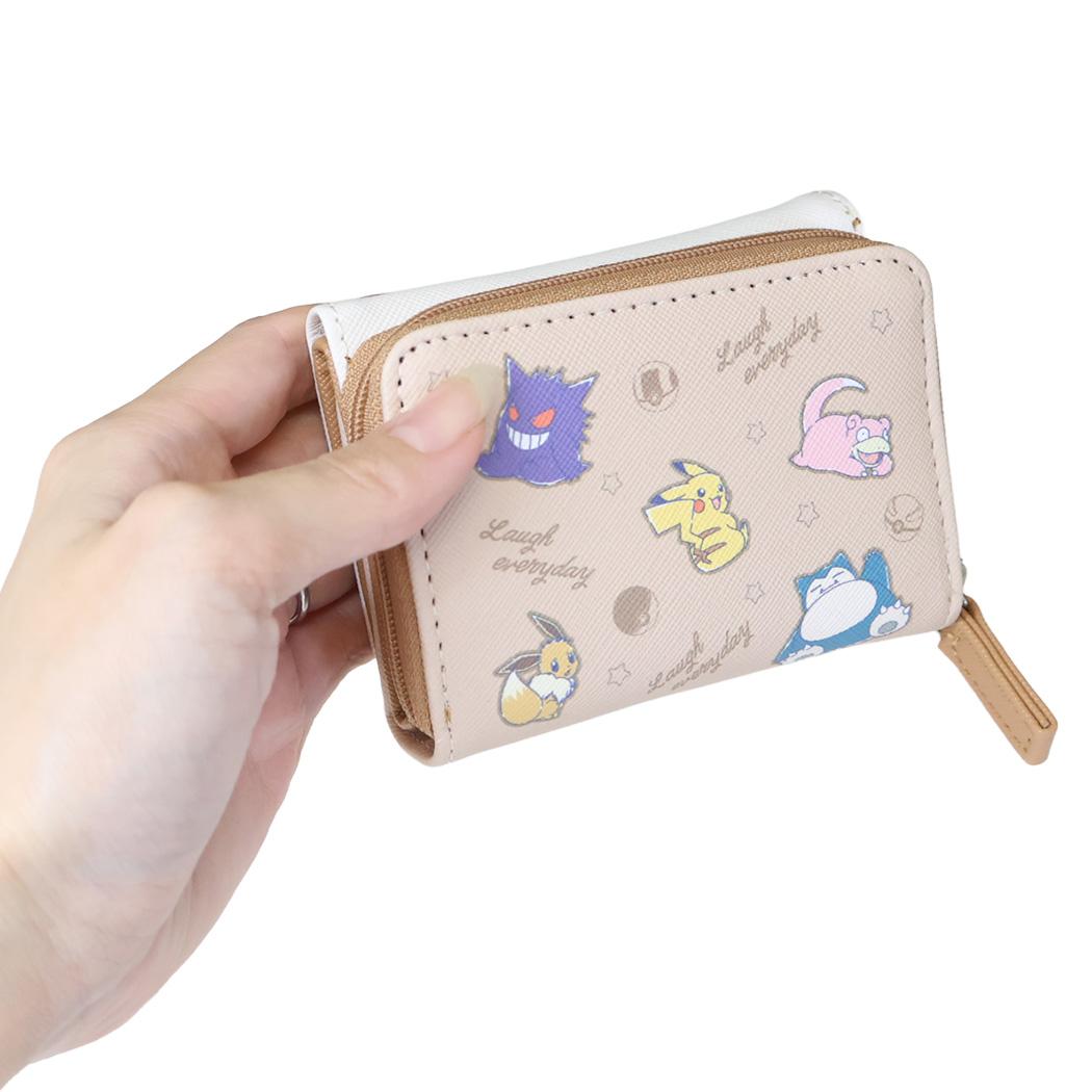 ポケットモンスター ミニウォレット ミニ財布 三つ折りコンパクト財布 集合 ポケモン ミニ財布 プレゼント ギフト雑貨 キャラクター グッズ シネマコレクション