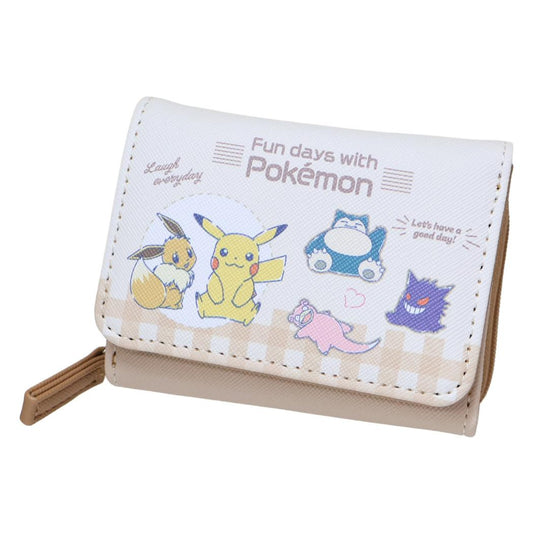 ポケットモンスター ミニウォレット ミニ財布 三つ折りコンパクト財布 集合 ポケモン ミニ財布 プレゼント ギフト雑貨 キャラクター グッズ シネマコレクション