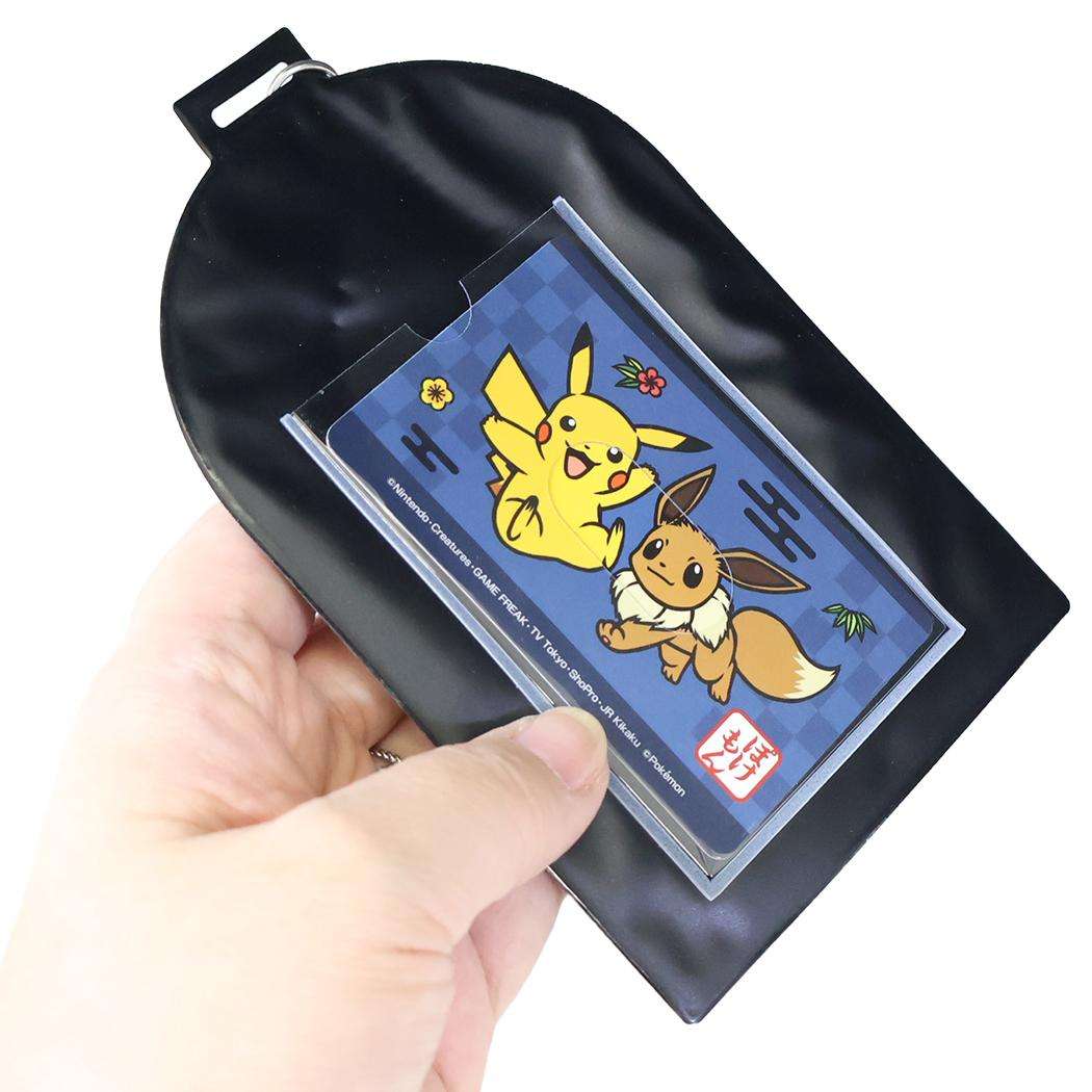 ポケットモンスター 定期入れ PVCパスケース イーブイ 総柄 ポケモン