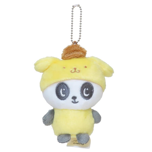 ミニぬいぐるみボールチェーンマスコット マスコット パンシェルxサンリオキャラクターズ ポムポムプリン サンリオ かわいい