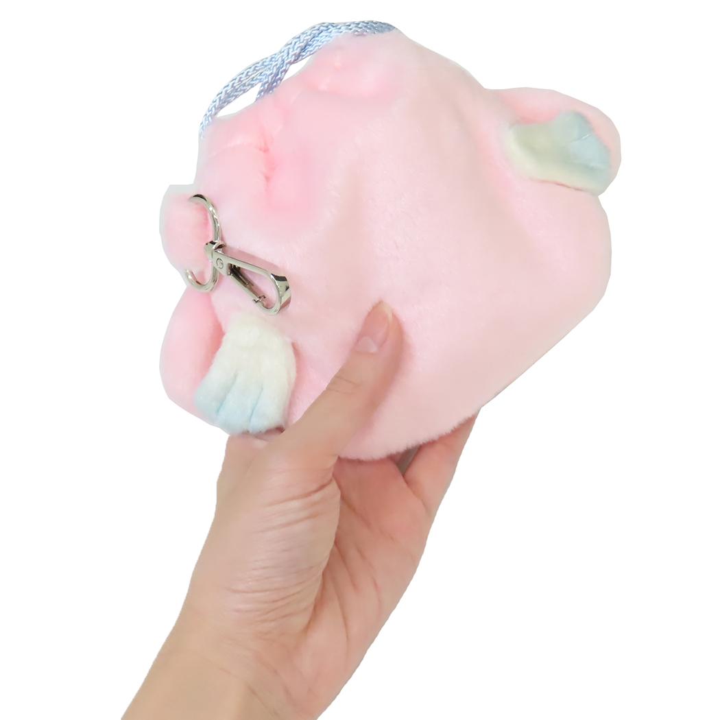 ふわふわ巾着 巾着袋 パンシェルxサンリオキャラクターズ マイメロディ サンリオ 小物入れ メール便可