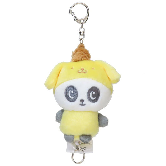 リール付きマスコット キーリング パンシェルxサンリオキャラクターズ ポムポムプリン サンリオ プレゼント