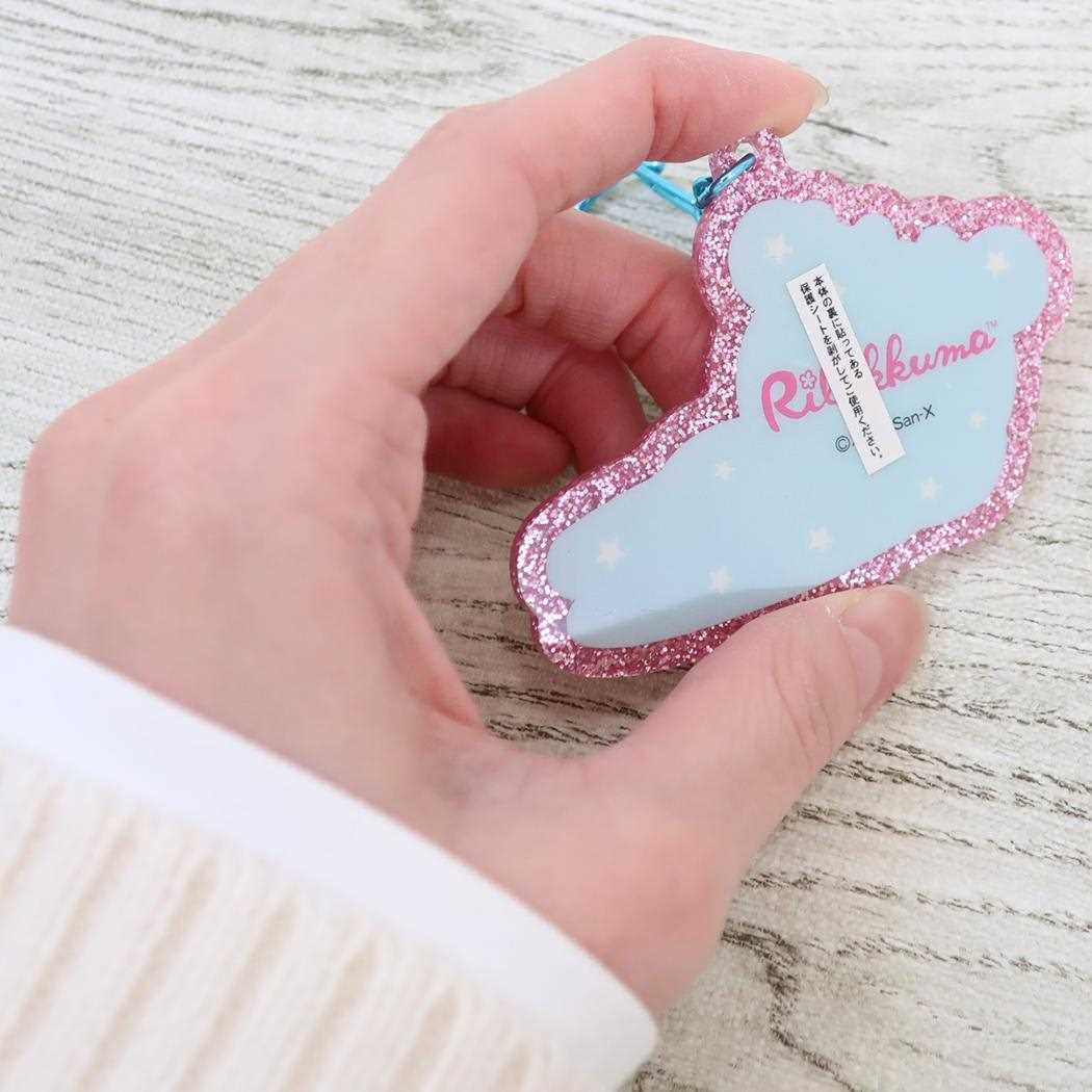 リラックマ キーリング アクリルキーホルダー サンエックス コレクション雑貨 キャラクター グッズ メール便可 シネマコレクション