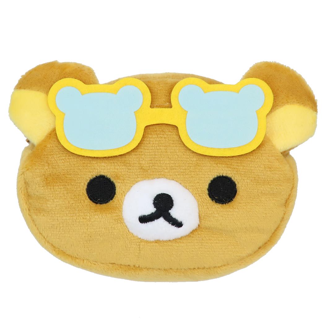 リラックマ コスメポーチ フェイスポーチ サンエックス 化粧ポーチ 小物入れ キャラクター グッズ シネマコレクション