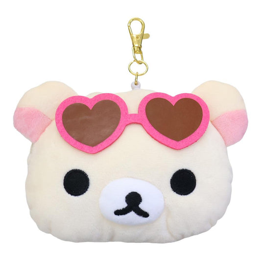 リラックマ 定期入れ＆小銭入れ リール付きフェイスパスケース コリラックマ サンエックス ICカードケース 小物入れ キャラクター グッズ シネマコレクション