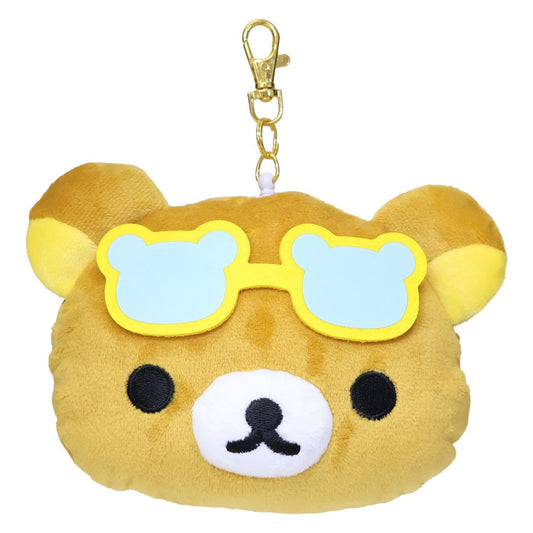 リラックマ 定期入れ＆小銭入れ リール付きフェイスパスケース サンエックス ICカードケース 小物入れ キャラクター グッズ シネマコレクション