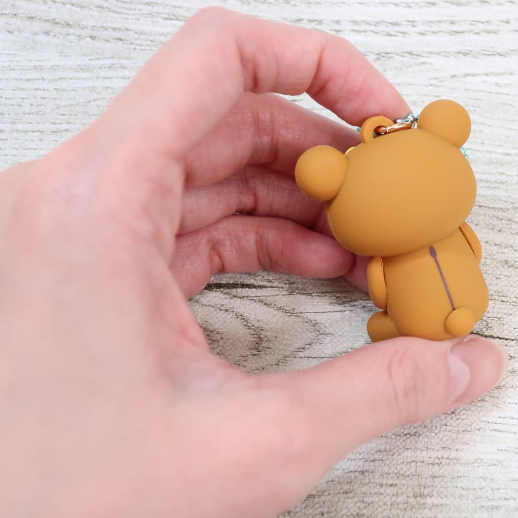 リラックマ キーホルダー PVCマスコット サンエックス プレゼント かわいい ボールチェーン キャラクター グッズ メール便可 シネマコレクション