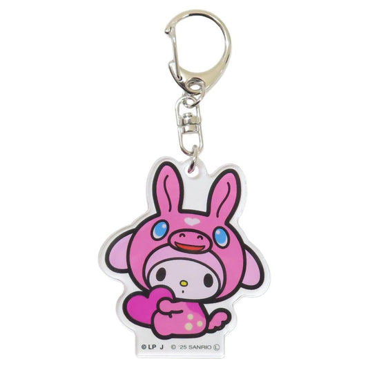 アクリルキーホルダー キーリング ロディxサンリオキャラクターズ マイメロディ ケイカンパニー コレクション雑貨 メール便可