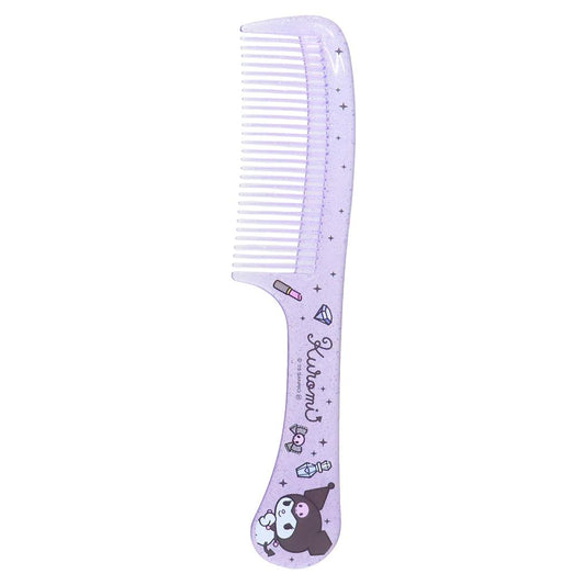 ラメ入りコーム くし クロミ パープル サンリオ ヘアブラシ メール便可