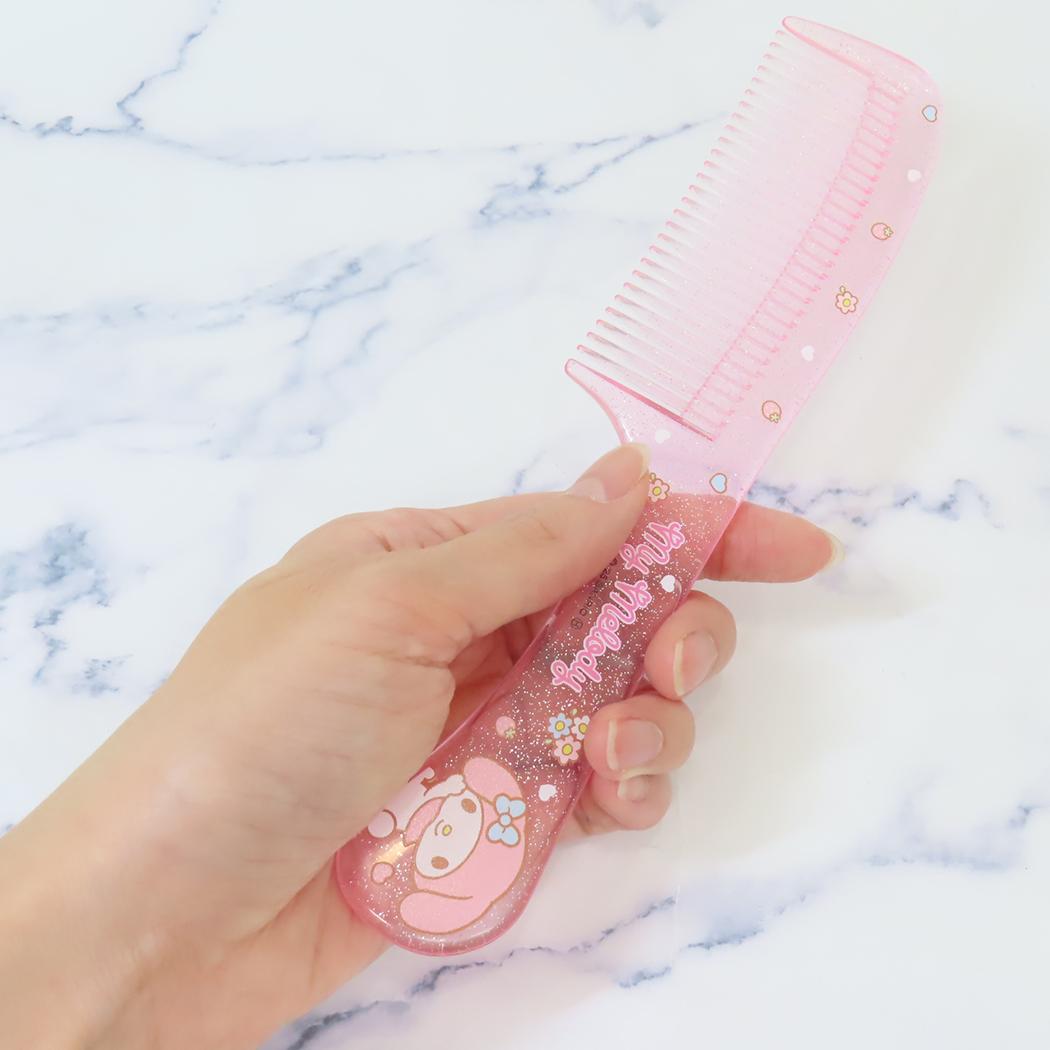 ラメ入りコーム くし マイメロディ サンリオ ヘアブラシ メール便可