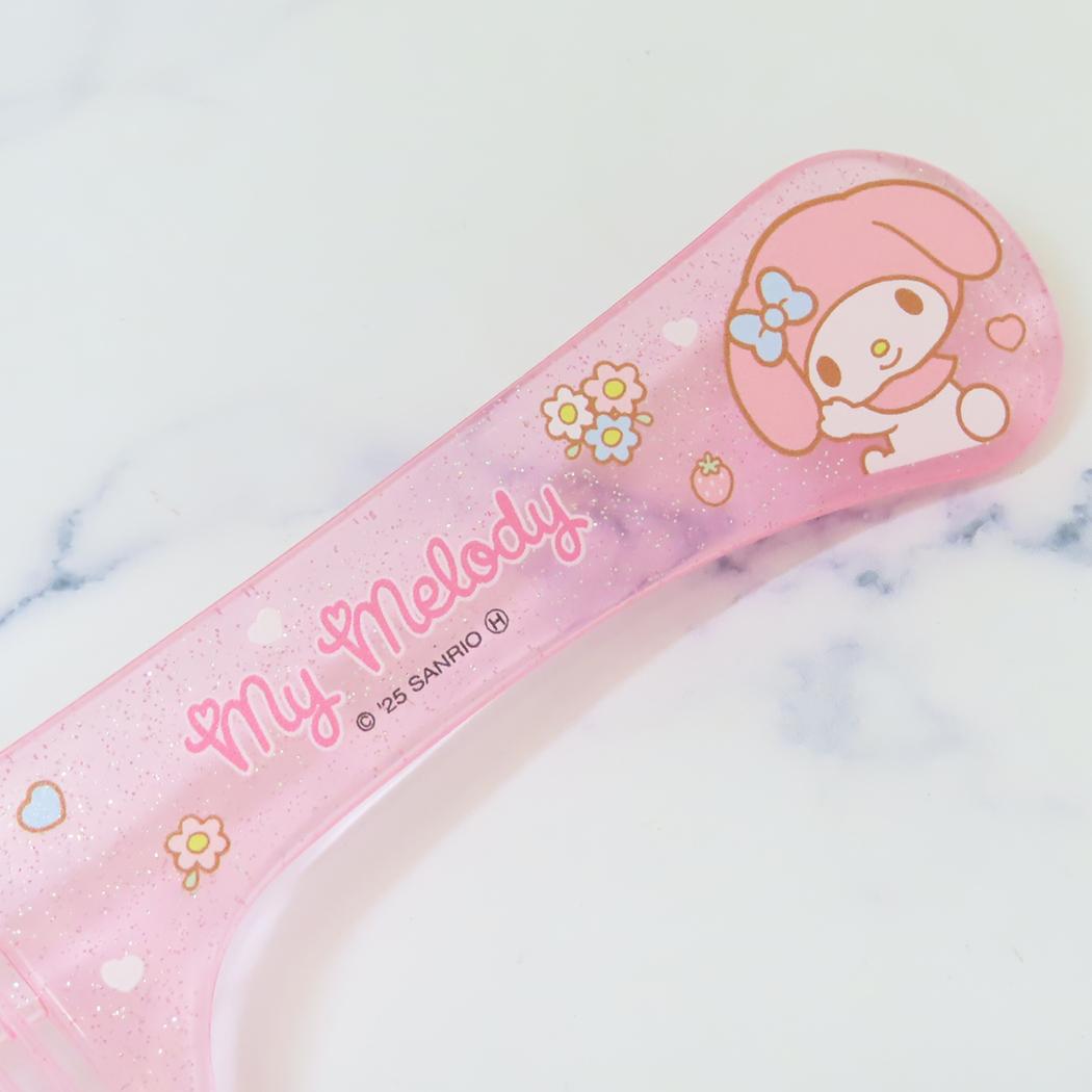 ラメ入りコーム くし マイメロディ サンリオ ヘアブラシ メール便可