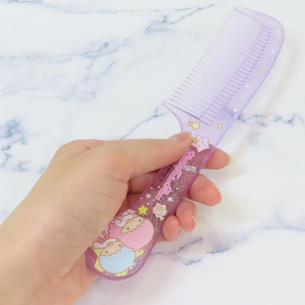 ラメ入りコーム くし リトルツインスターズ サンリオ ヘアブラシ メール便可