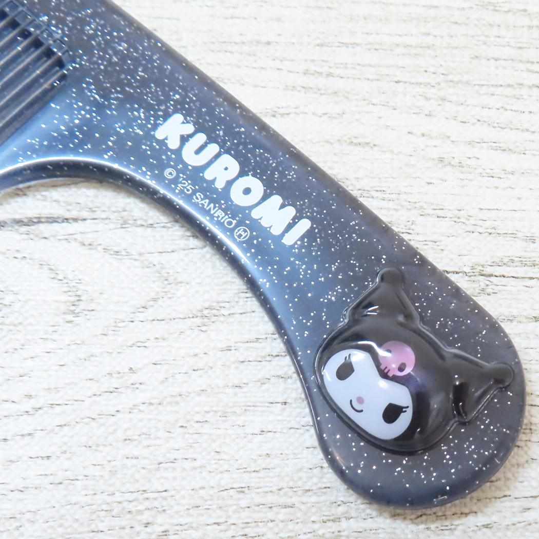 フラットコーム くし クロミ サンリオ ヘアブラシ メール便可
