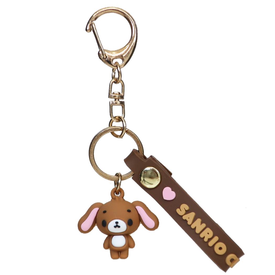 サンリオキャラクターズ キーリング マスコット付きキーホルダー くろうさ/シュガーバニーズ Sanrio