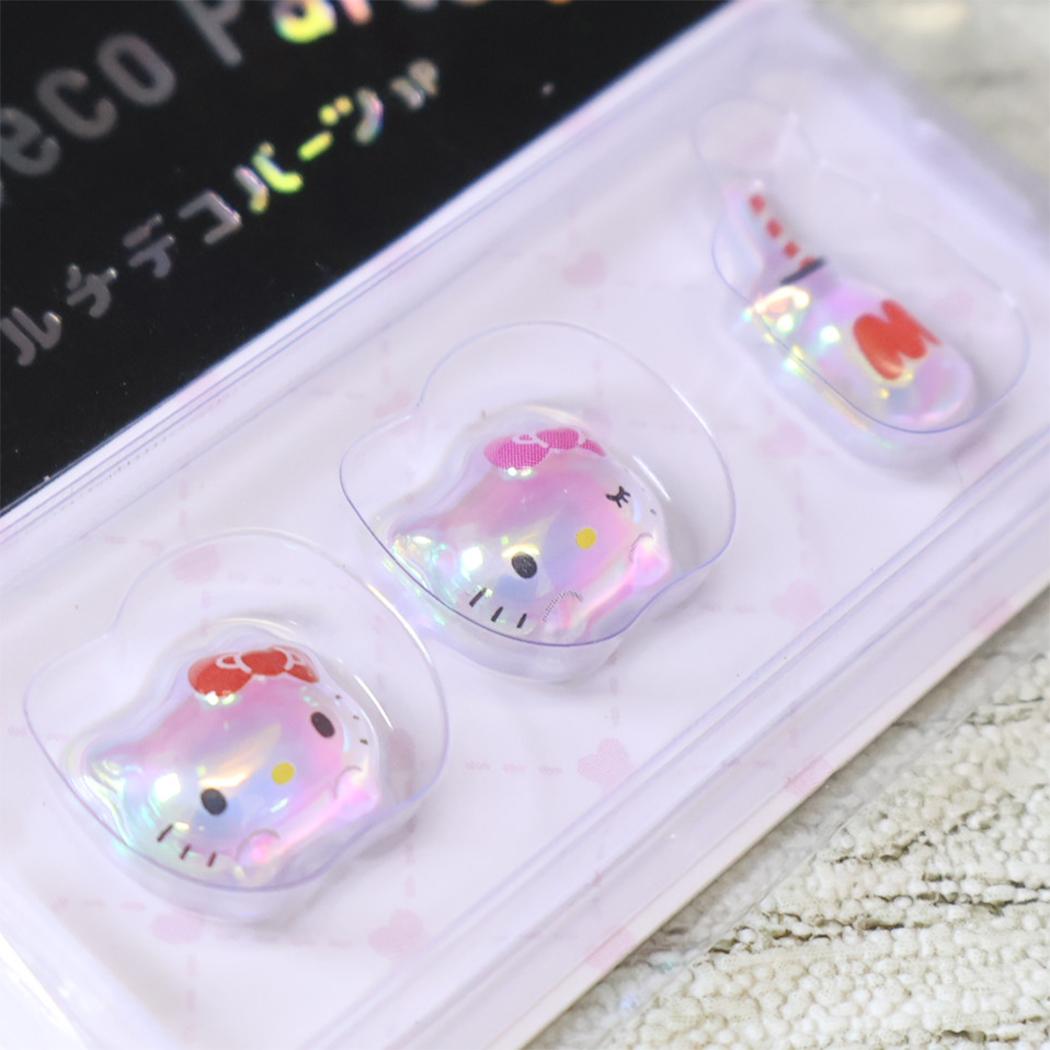 サンリオキャラクターズ ネイルパーツ マルチデコパーツ 3P ハローキティ Sanrio