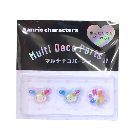 サンリオキャラクターズ ネイルパーツ マルチデコパーツ 3P ウサハナ Sanrio