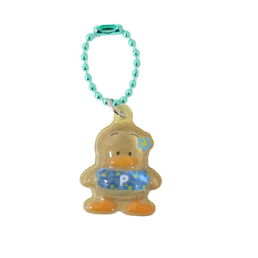 サンリオキャラクターズ キーホルダー ぷっくりったいプチボールチェーン あひるのペックル Sanrio