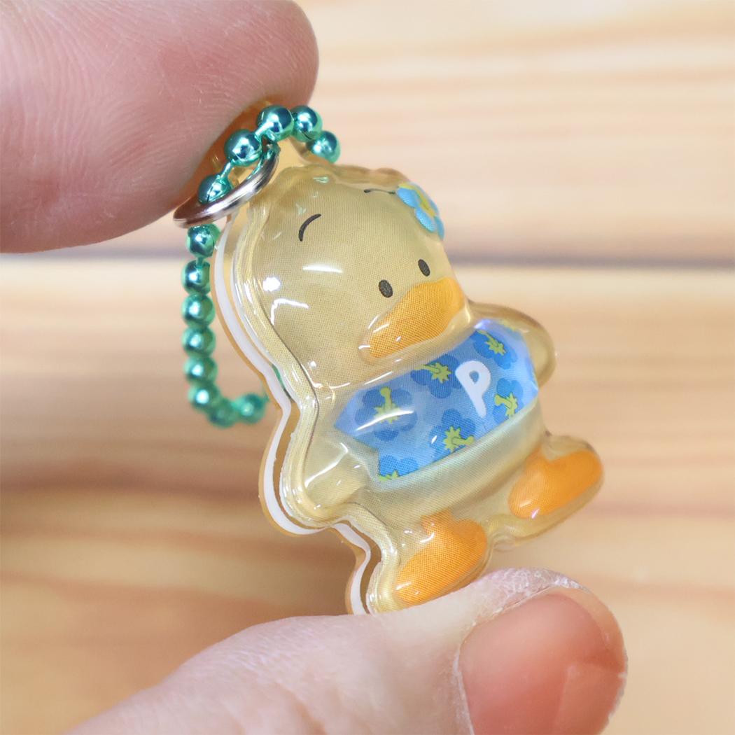 サンリオキャラクターズ キーホルダー ぷっくりったいプチボールチェーン あひるのペックル Sanrio