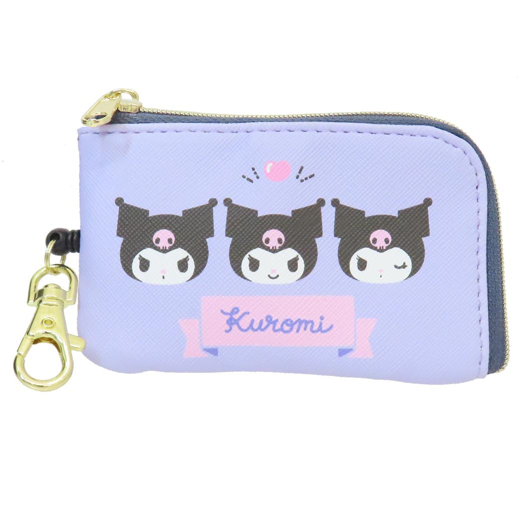 リールキーケース キーケース＆定期入れ クロミ サンリオ キー＆パスポーチ ICカードケース 鍵ケース メール便可